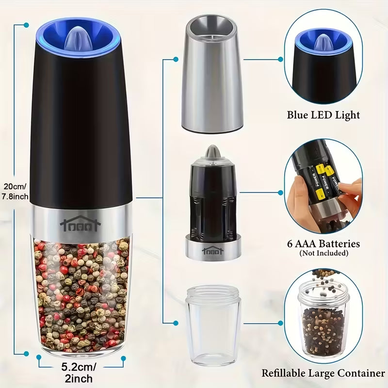 🔥Up to 80% OFF🔥—Electric Salt and Pepper Grinder