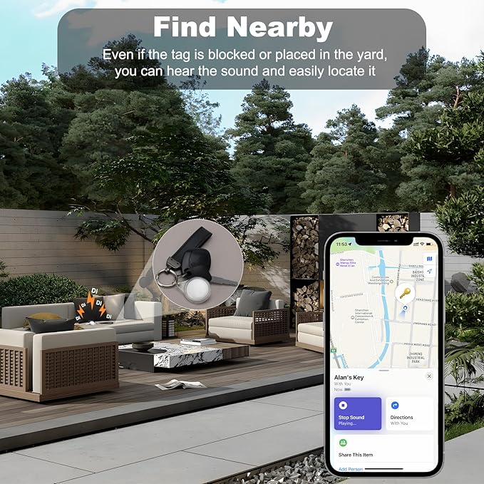 Air-Tag Bluetooth Tracker, Anti-Lost Locator