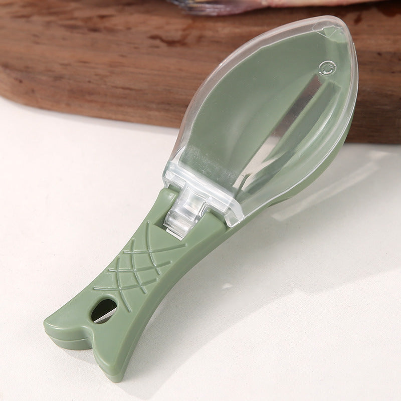 6-fold fish scale removal brush scraper