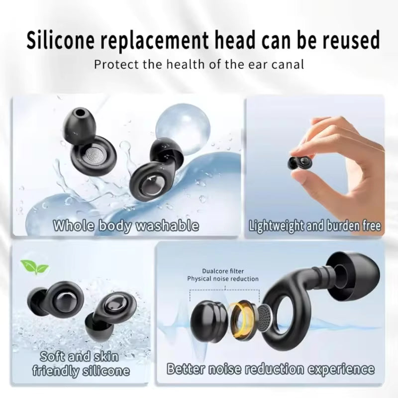 🔥Hot Sale(💥50%OFF)🔥Silicone Sleep Noise Cancelling Earplugs💤