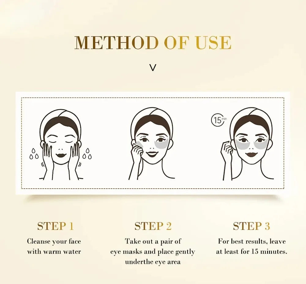 🔥2025 Hot Sale(💥40%OFF)🔥60pcs Collagen Moisturizing Eye Masks💧