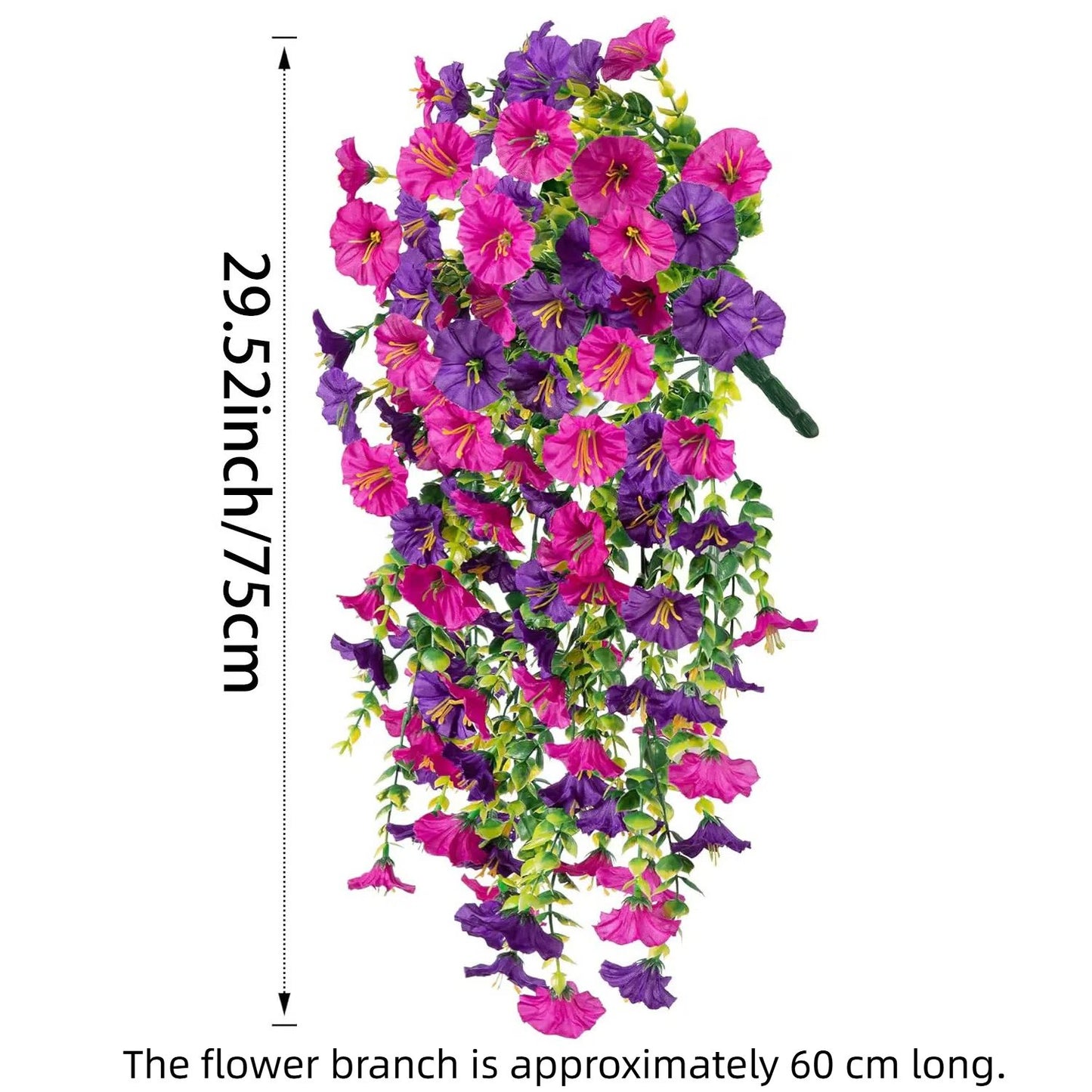 UV Resistant Hanging Morning Glory for Fall Decor