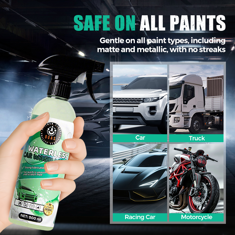 Powerful Waterless Car Wash Solution