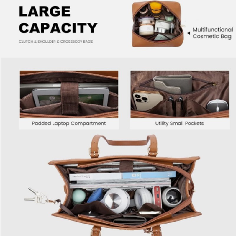 Stylish Large-Capacity Tote Bag