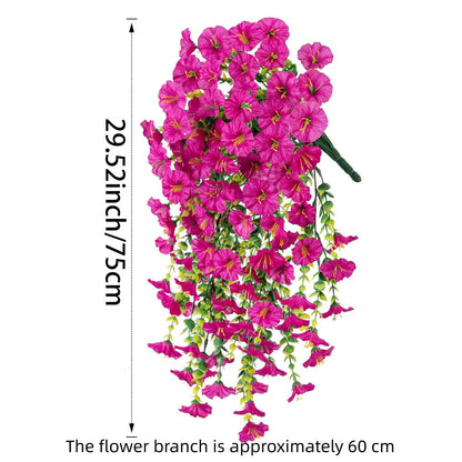 UV Resistant Hanging Morning Glory for Fall Decor