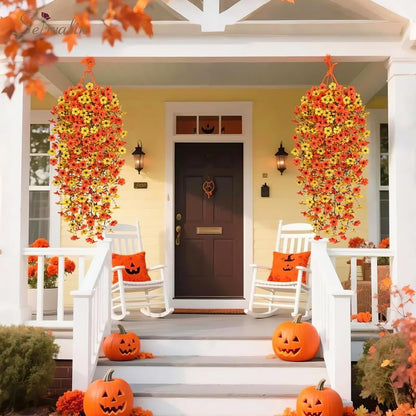 UV Resistant Hanging Morning Glory for Fall Decor