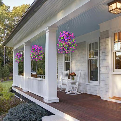 UV Resistant Hanging Morning Glory for Fall Decor