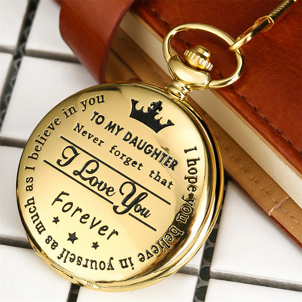 🔥To My Son Quartz Pocket Chain Watch🔥