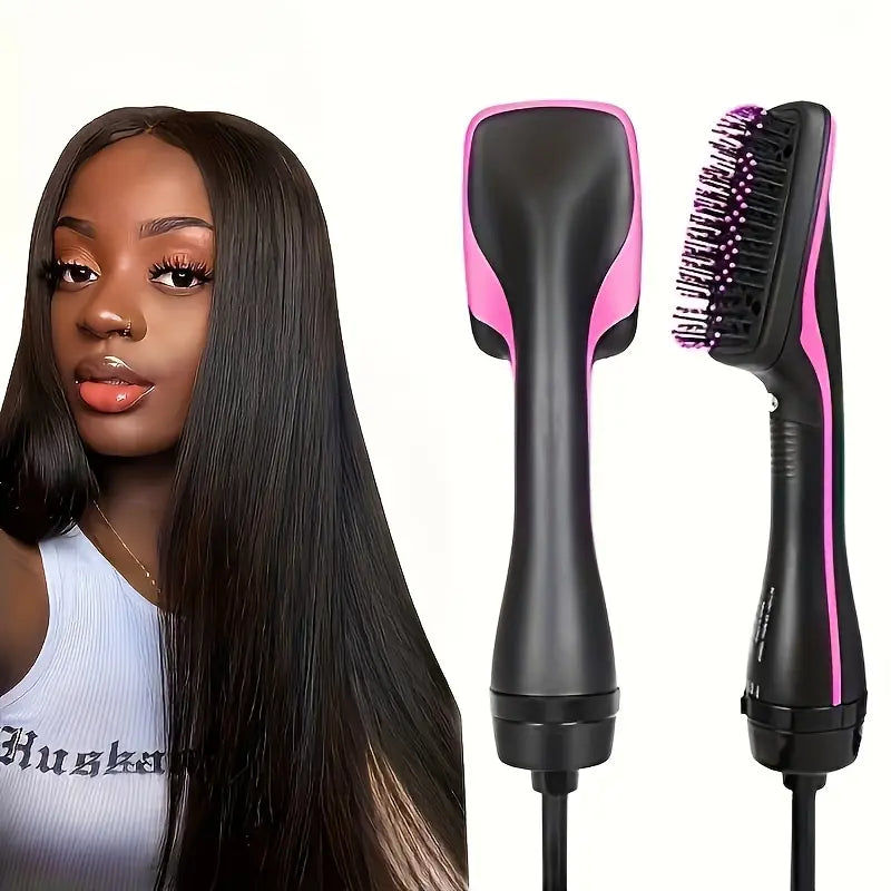 Two-in-One Hot Air Combining Wet and Dry Hair Drying and Straightening Hair