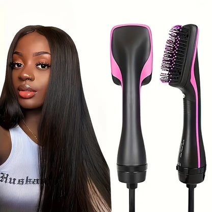 Two-in-One Hot Air Combining Wet and Dry Hair Drying and Straightening Hair