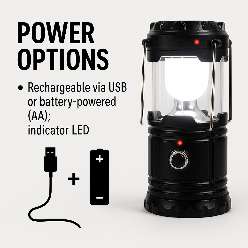 🔦 Foldable Portable LED Camping Light ⛺