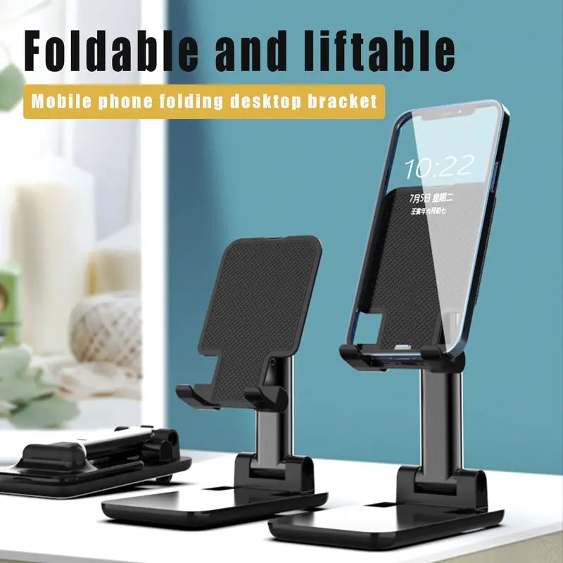 A fully foldable universal mobile phone stand