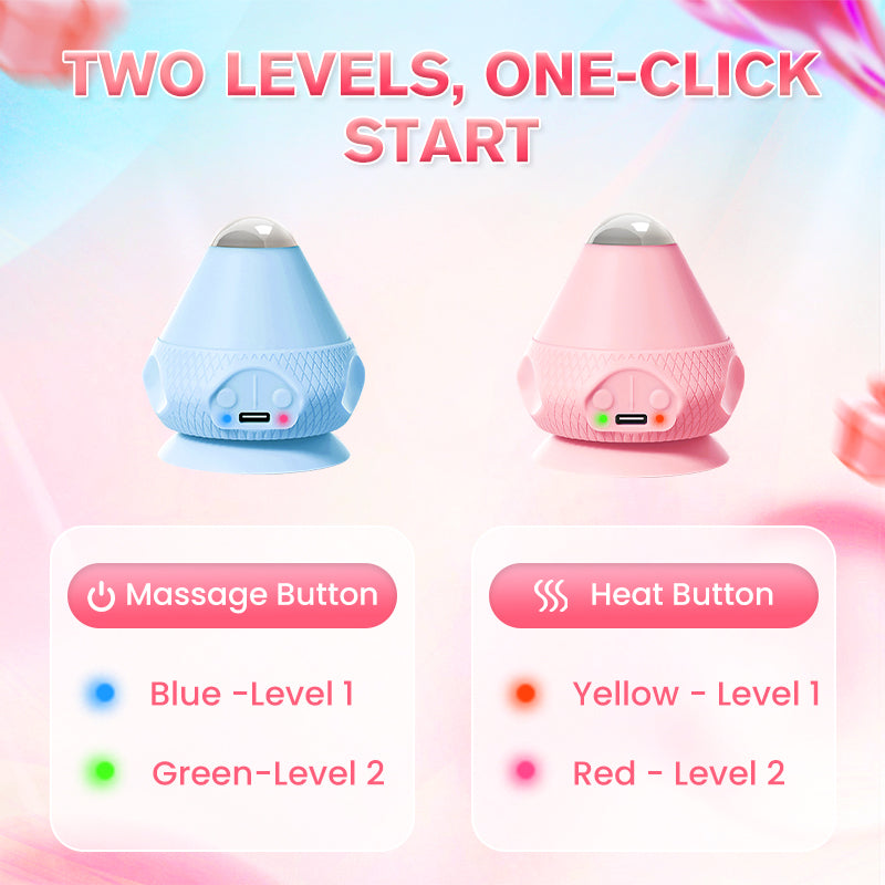 Electric Adsorption Type Vibrating Hot Compress Fascia Ball Massager