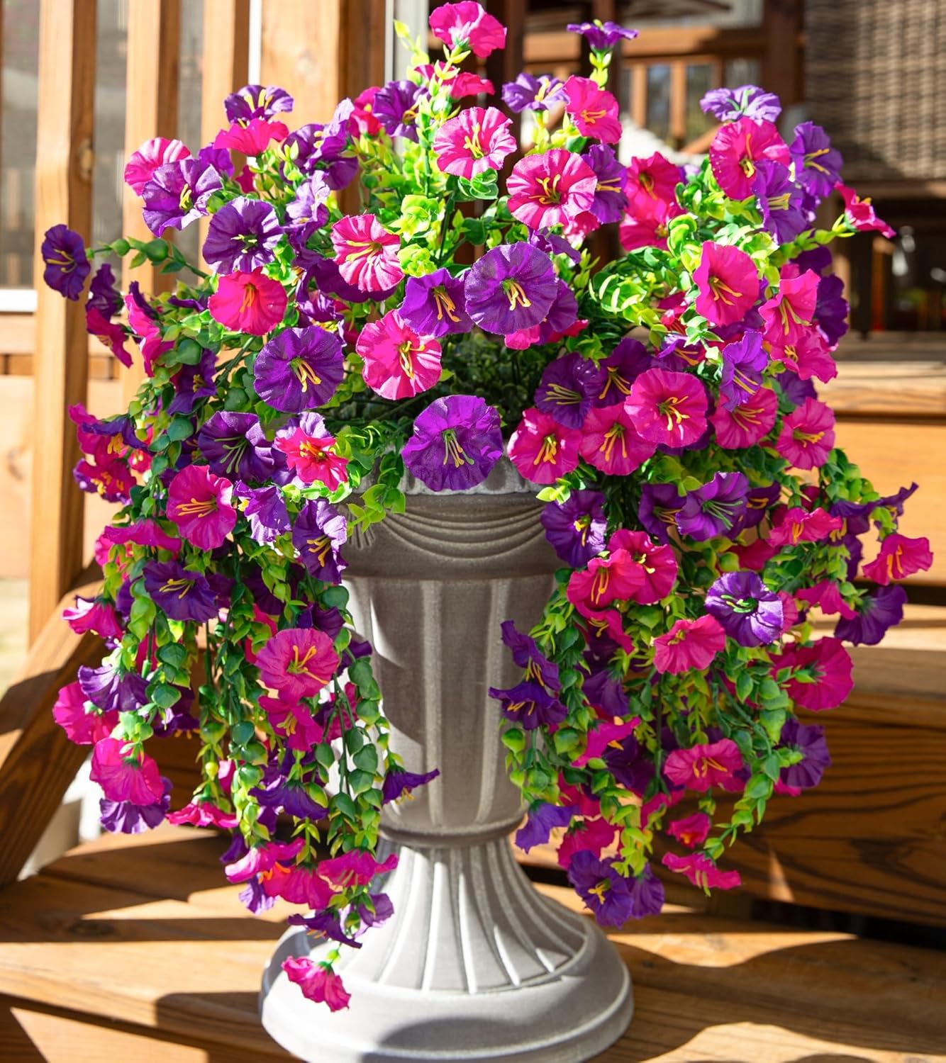 UV Resistant Hanging Morning Glory for Fall Decor