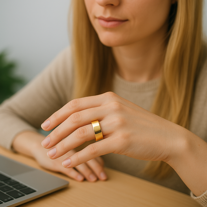Smart Ring Health Tracker for Women Men,  Blood Oxygen, Sleep Monitor