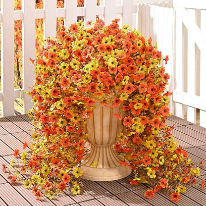 UV Resistant Hanging Morning Glory for Fall Decor