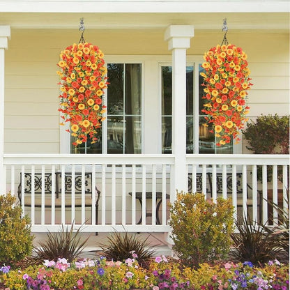 UV Resistant Hanging Morning Glory for Fall Decor