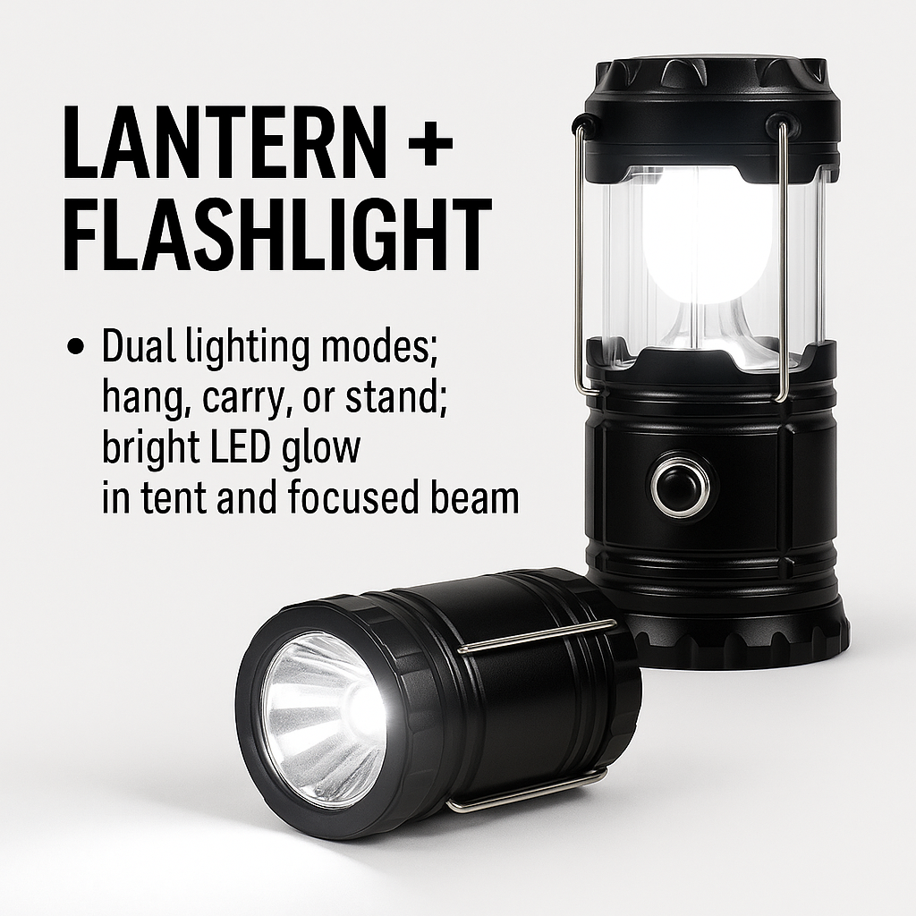 🔦 Foldable Portable LED Camping Light ⛺