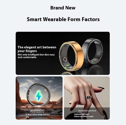 Smart Ring Health Tracker for Women Men,  Blood Oxygen, Sleep Monitor