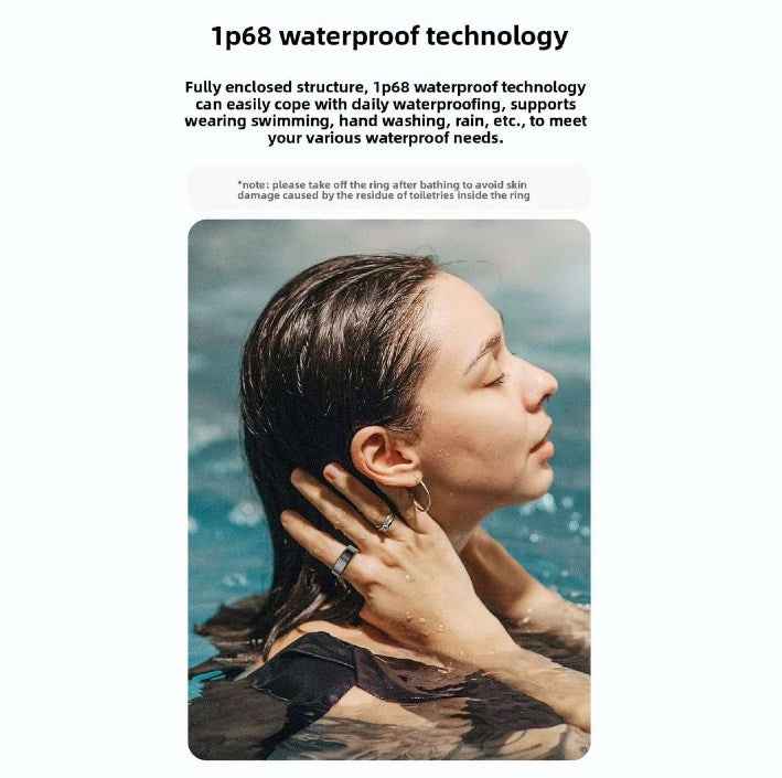 Smart Ring Health Tracker for Women Men,  Blood Oxygen, Sleep Monitor