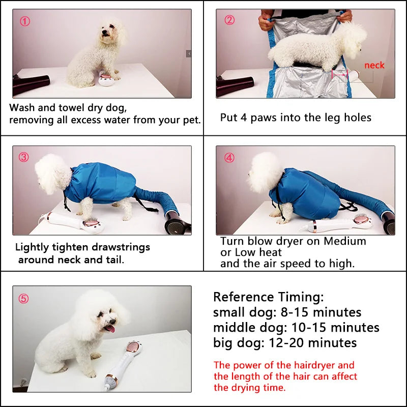 🔥2025 Hot Sale🔥Pet drying bags🐕
