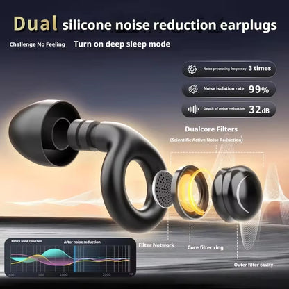 🔥Hot Sale（💥50%OFF）🔥Silicone Sleep Noise Cancelling Earplugs💤