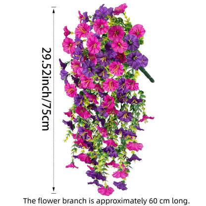 UV Resistant Hanging Morning Glory for Fall Decor