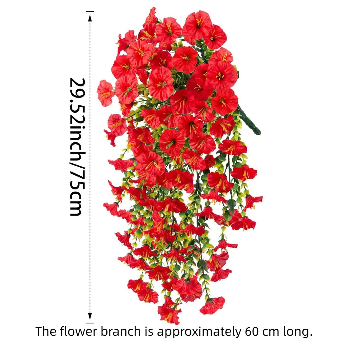 UV Resistant Hanging Morning Glory for Fall Decor