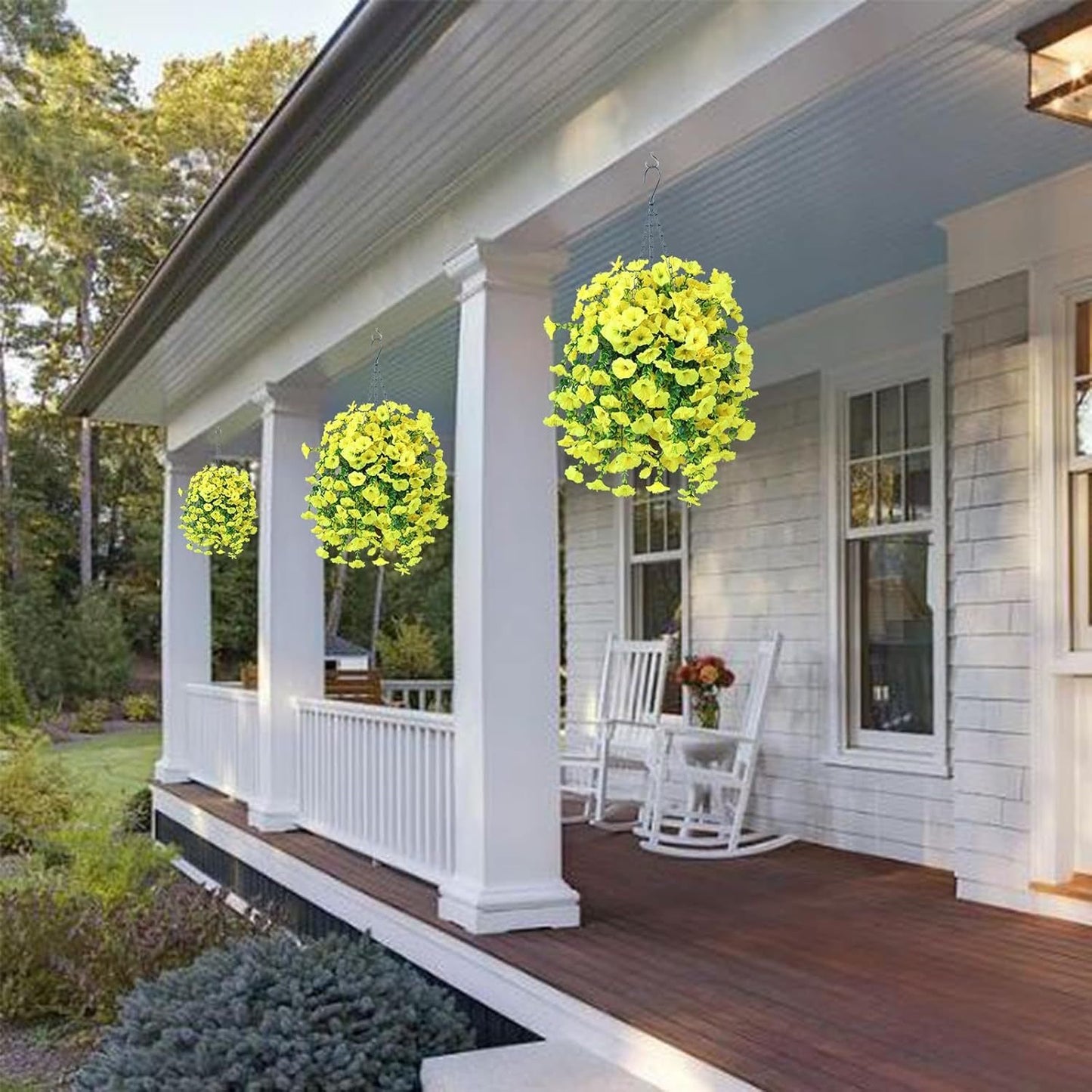 UV Resistant Hanging Morning Glory for Fall Decor