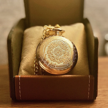 🔥To My Son Quartz Pocket Chain Watch🔥
