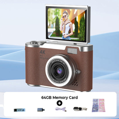 ??4K HD Flip-Screen Digital Camera??