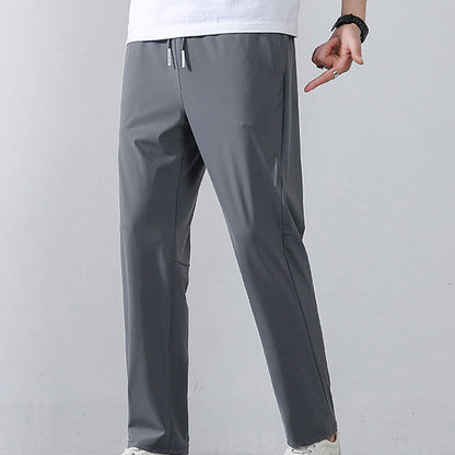 Men's Lightweight Athletic Pants with Zip Pockets