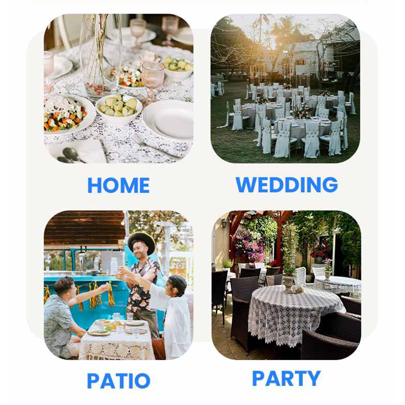 Heat-Resistant Waterproof Oil-Proof PVC Tablecloth