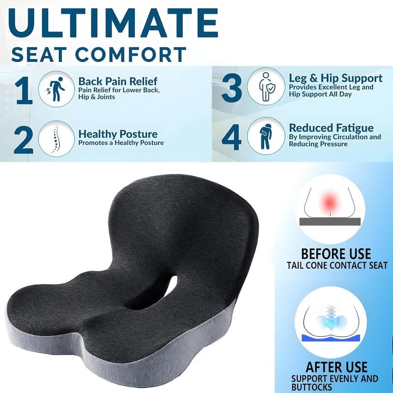 Non-Slip Memory Foam Seat