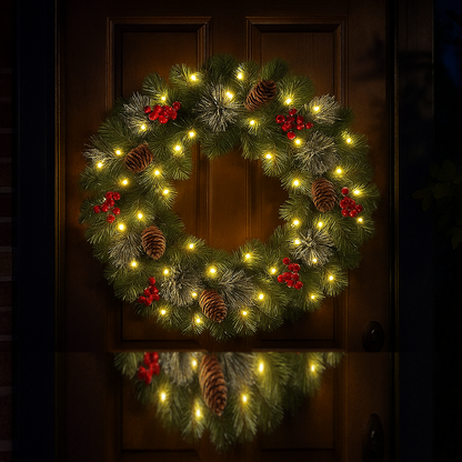 🎄 Christmas Wreath — Holiday Door Decor ✨